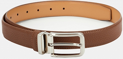 151323P-20489-02 Ремень женский натур.кожа 1300x30x2,коричневый