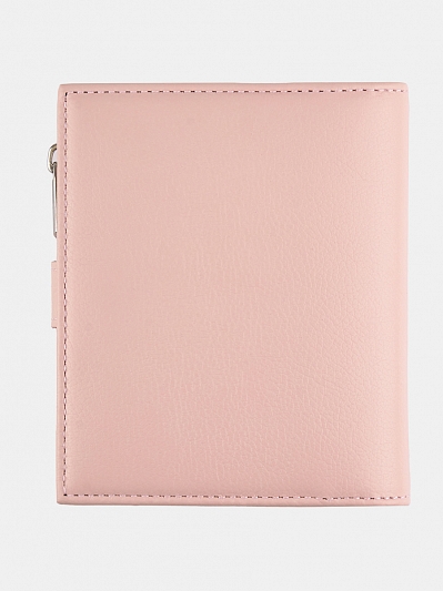 PJ.256.sz.LD.розовый-RR Портмоне жен.натуральн.кожа 110x130x12,розовое