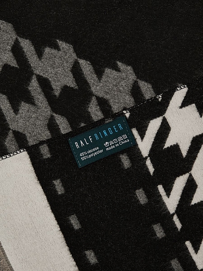 АУГШ109700 Палантин женск.Ralf Ringer55%п олиэстер,45%вискоза,65*180,сер