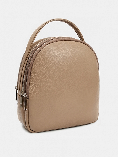 АУГЗ051200 Рюкзак женский,натуральн.кожа 210*240*80,бежевый