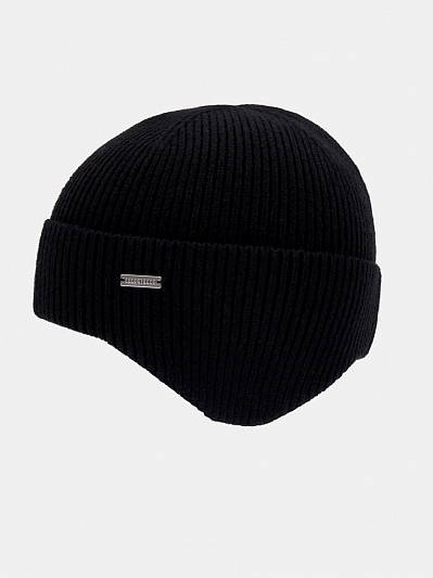 110423P-18322-01_Н Шапка мужская Ralf Ringer 43%в искоза,32%нейлон,25%пэ,черн