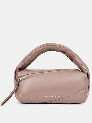 338108/03-02RF Сумка женская,полиэстер ,12x30x8,коричневая