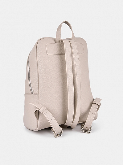 Рюкзак женский, бежевый, 28x14x42