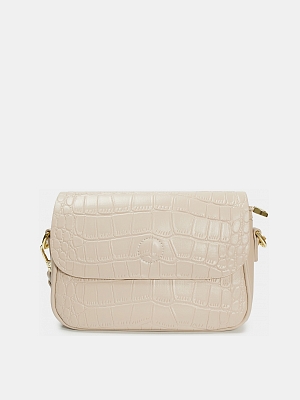 38110/33 Сумка женская,иск.кожа BAGGINI 22*18*9,песочная