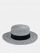 210313P-22038-01_Н Шляпа женская Ralf Ringer, 100%бумага,черно-белая