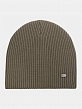 RF-A53111-khaki Шапка мужская,50%шерсть,50% акрил,р.57,темно-зеленая