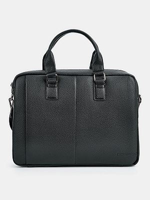 АУГС330600 Сумка мужская экокожа 100% ,300х80х290,черная