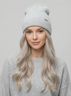 АУГЧ091100_Н Шапка женск.Ralf Ringer50%виск оза,30%полиэсте,20%нейлон,сер