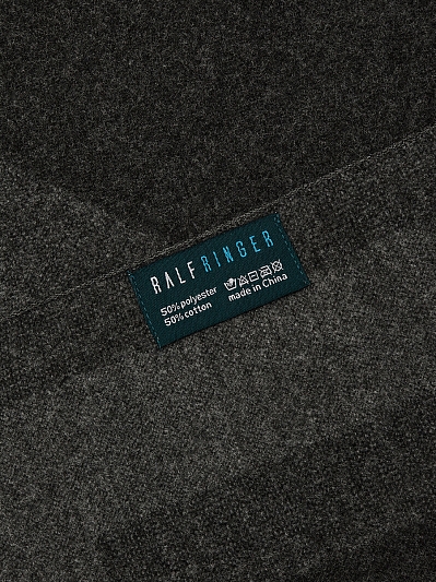 АУГШ111300 Шарф мужской Ralf Ringer50%п олиэстер50%хлопок,30*180,сер