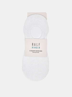 АУОН060900 Мужские следки с силиконом белый р.40-46