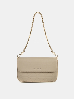 Сумка женская, бежевая, 8*15*25