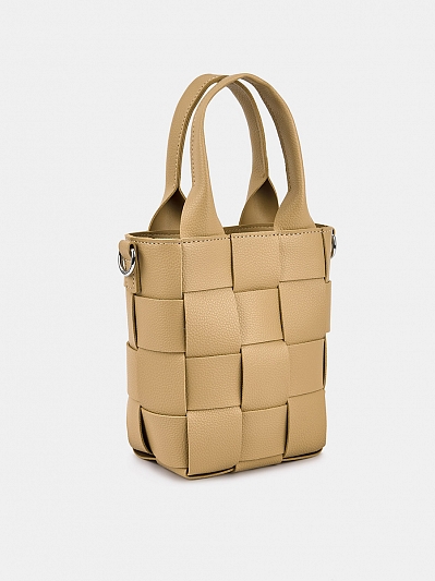 RR-112-537-30-4 Сумка женская , 100%экокожа 160x100x180,бежевая