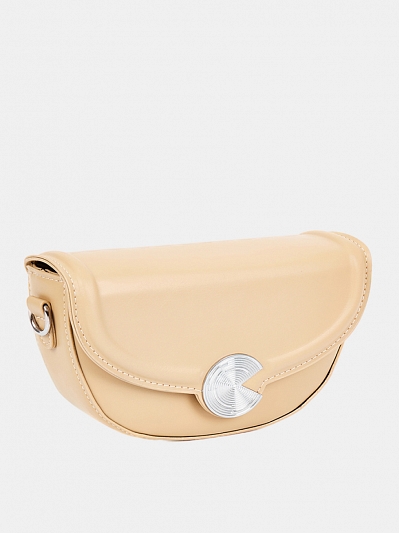 Сумка женская, бежевая, 20x5x14