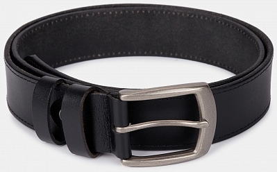 151423P-20353-01 Ремень мужской натур.кожа 1300x40x2,черный