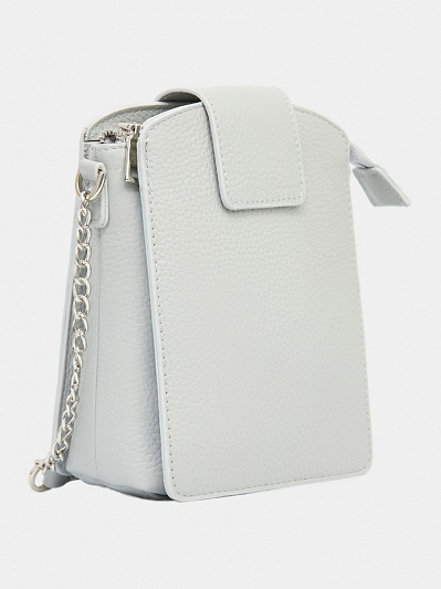 АУГС290800 Сумка женская,натур.кожа, 130х180х60 серый гранит