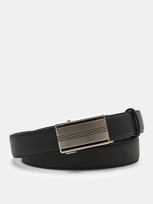 DEMIDOV05-P-01 Ремень мужской Ralf Ringer,нат ур.кожа,3,4*110-130см,черный