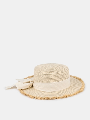 210313P-22030-12 Шляпа женская Ralf Ringer, 100%бумага,бежевая