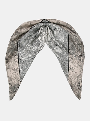 170313P-22506-08 Палантин женский Ralf Ringer 100%полиэстер,90х90,серый