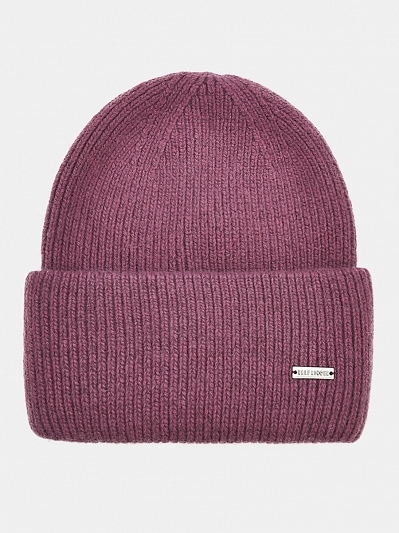  Шапка женская с ангорой, розовая