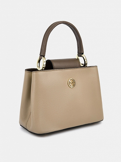 MV-J717-213 Сумка женская,MARINA VOLPE,нат ур.кожа,250x120x170,бежевая