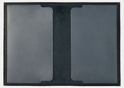 O.1.sd.LG.черный-RR Обложка д/паспорта натур.кожа 95*137*2 черная