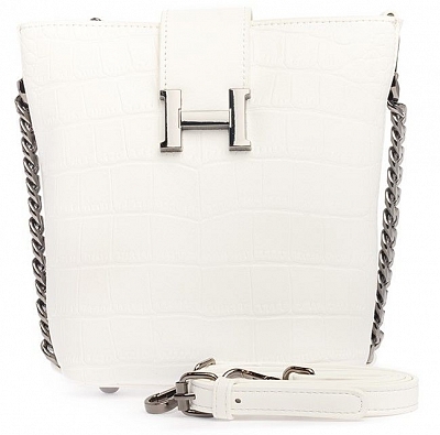 40954/30 Сумка жен.,иск.кожа BAGGINI 22*22*9 белая