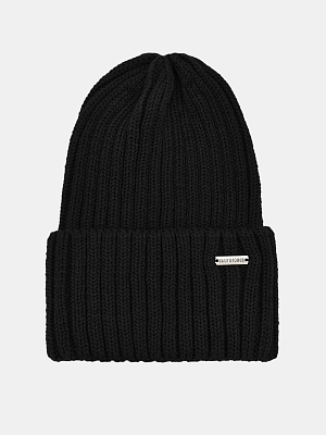 АУГЧ095000_Н Шапка мужская Ralf Ringer 50%шерсть,50%акрил,черная