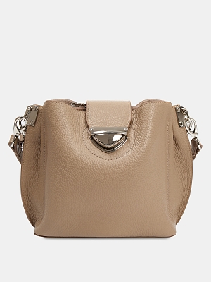 АУГС258600 Сумка женская натур. кожа 210*200*130 бежевая