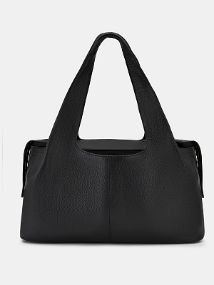 АУГС304200 Сумка женская,натуральная кожа ,200x450x140,черная