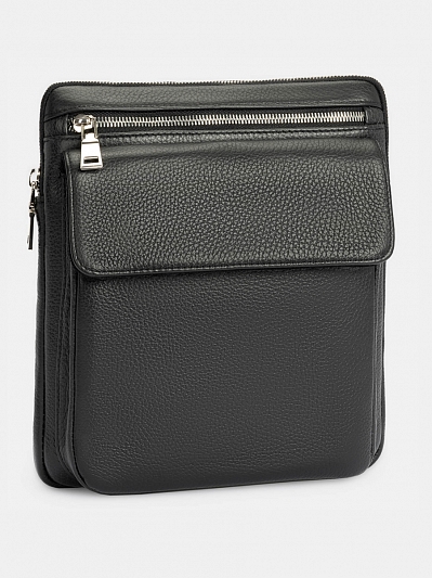 Сумка мужская из натуральной кожи, 22х26х2