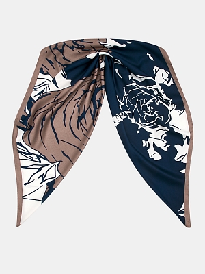 170313P-22987-04 Палантин женский Ralf Ringer 100%полиэстер,90х90,синий