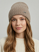 MERSEYSIDE03-P-12_Н Шапка женская 60%нейл,30%виско за,10%ангор,б/разм,бежевая
