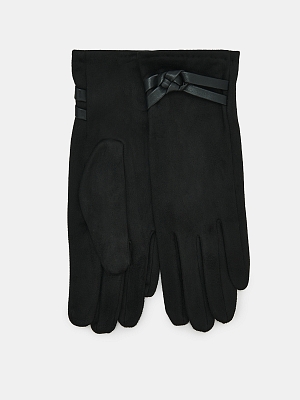 АУГП111700_Н Перчатки женские Ralf Ringer, 100%полиэстер,1 размер,черн