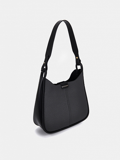 Сумка женская, черная, 12*28*31