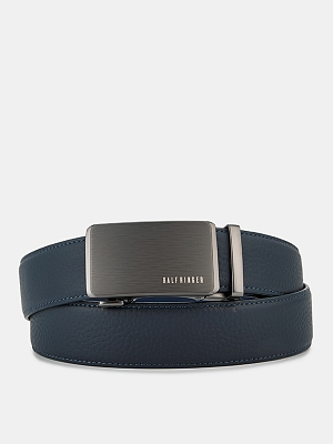 АУГР096200 Ремень мужской Ralf Ringer,нат кожа,130х3,4,синий