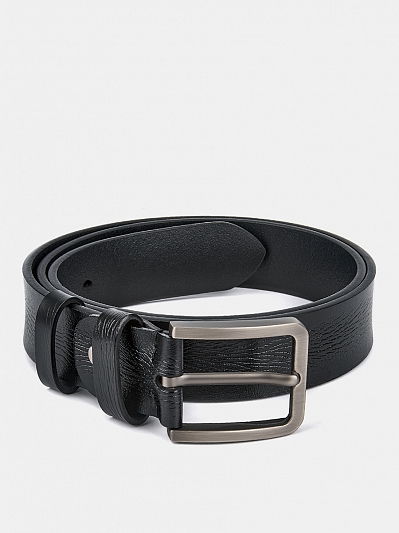 150413P-22169-01 Ремень мужской Ralf Ringer,нат ур.кожа,125х3,4см,черный