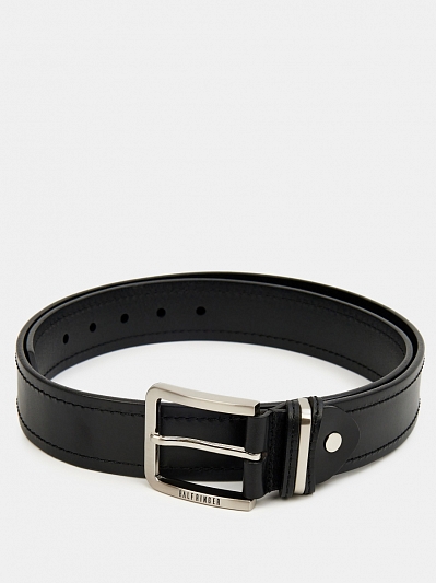 ALEKSIN05-P-01 Ремень мужской Ralf Ringer,нат ур.кожа,3,8*110-130см,черный