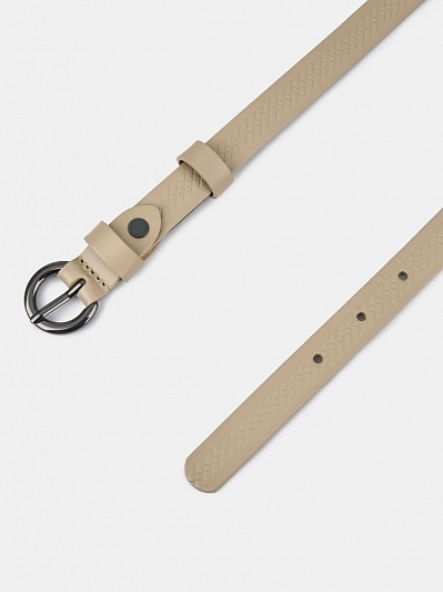 Ремень женский из натуральной кожи, 115см