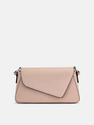 338100/03-06RF Сумка женская,искусственная ко жа,12x25x7,бежевая