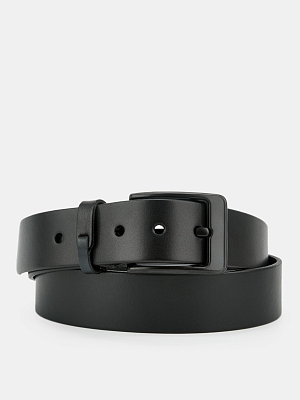 АУГР097800 Ремень мужской Ralf Ringer,нат ур.кожа,130x4,черный