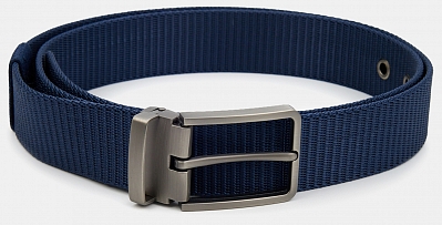OZYORY06-P-04 Ремень мужской Ralf Ringer,пол иэстер,3,4*110-130,синий