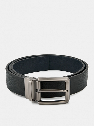 АУГР094400 Ремень мужской Ralf Ringer,нат ур.кожа,130х3,4,черн/синий