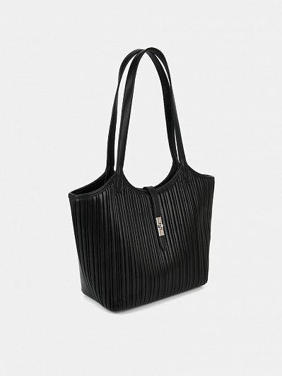 Сумка женская, черная, 12,5*27*25