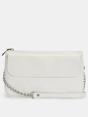 АУГС194700 Сумка женская натур.кожа 260*155*60 белая