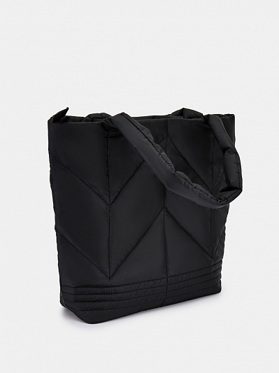 АУГС306100 Сумка женская,текстиль, 370x440x120,черная