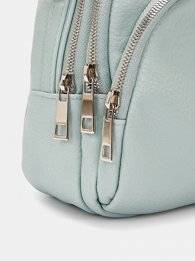 Рюкзак женский, мятный, 30*24*8 