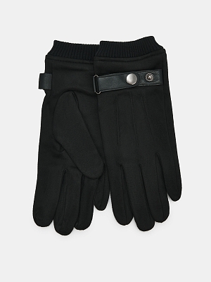 АУГП113900_Н Перчатки мужские Ralf Ringer, 100%полиэстер,один размер,чер