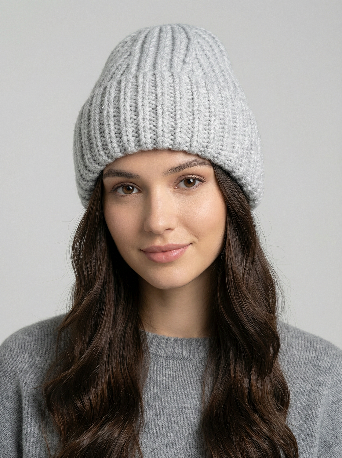 АУГЧ098100_Н Шапка женская Ralf Ringer, 60% ангора,40%полиамид,серая