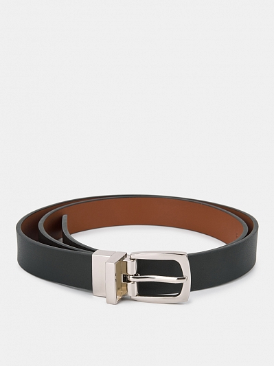 150313P-22266-01/02 Ремень женский Ralf Ringer ,натур.кожа,115х2,8,черн/корич