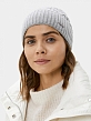 110322P-14300-08/90 Шапка женская 60%нейлон,30%вис коз,10%ангор,без/разм.св.серая